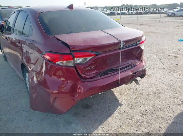 5YFEPMAE0NP381915 2022 TOYOTA COROLLA Burgundy Vista frontal