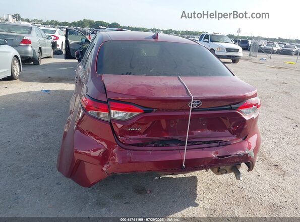 5YFEPMAE0NP381915 2022 TOYOTA COROLLA Burgundy 