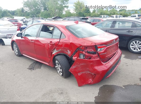 5YFEPMAE1MP161648 2021 TOYOTA COROLLA Red Rear left