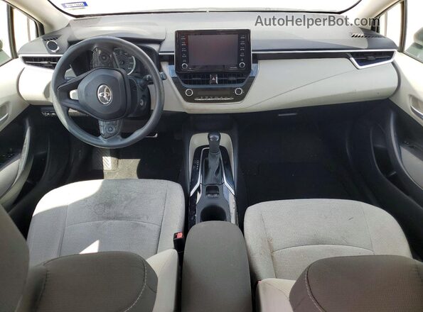 5YFEPMAE1MP206975 2021 TOYOTA COROLLA White Dashboard view