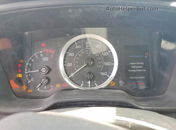 5YFEPMAE1MP254704 2021 TOYOTA COROLLA Two Tone Widok zestawu wskaźników
