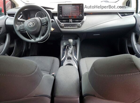 5YFEPMAE1NP276817 2022 TOYOTA COROLLA Black Вид панелі приладів