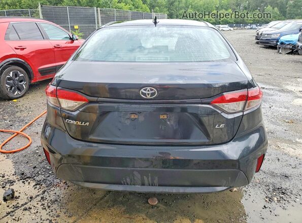 5YFEPMAE1NP276817 2022 TOYOTA COROLLA Black Вид ззаду