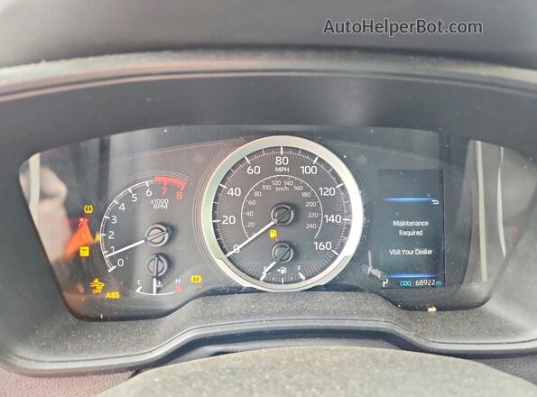 5YFEPMAE1NP341519 2022 TOYOTA COROLLA Black Widok zestawu wskaźników