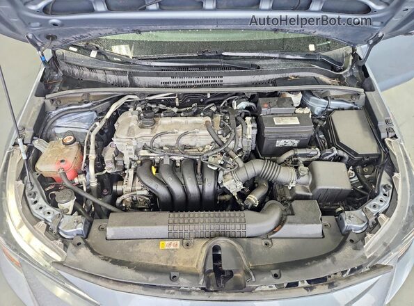 5YFEPMAE1NP366713 2022 TOYOTA COROLLA Blue Rear interior view