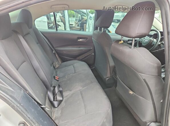 5YFEPMAE2MP176515 2021 TOYOTA COROLLA Silver უკანა სავარძლების ხედი