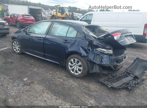5YFEPMAE2MP183755 2021 TOYOTA COROLLA Синий Задняя левая четверть