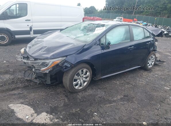 5YFEPMAE2MP183755 2021 TOYOTA COROLLA Синий Передняя левая четверть
