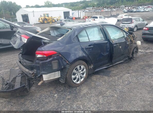 5YFEPMAE2MP183755 2021 TOYOTA COROLLA Синий Задняя правая четверть