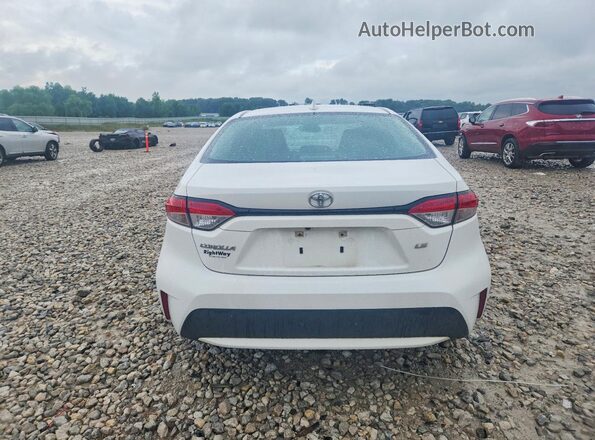 5YFEPMAE2MP184260 2021 TOYOTA COROLLA White Вид ззаду