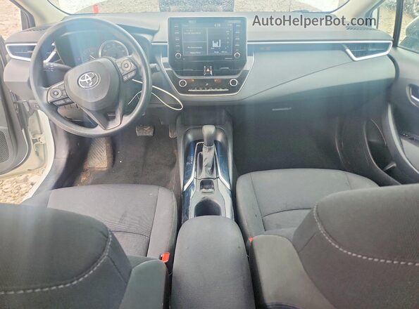 5YFEPMAE2MP184260 2021 TOYOTA COROLLA White Вид панелі приладів