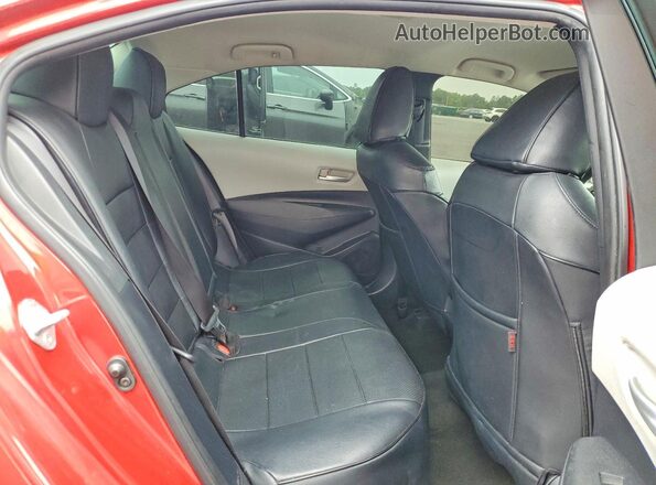 5YFEPMAE2MP189085 2021 TOYOTA COROLLA Burgundy Rear seats view