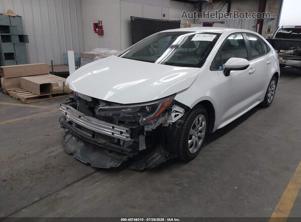5YFEPMAE2MP222800 2021 TOYOTA COROLLA White წინა მარცხენა ხედი სამი მეოთხედიდან