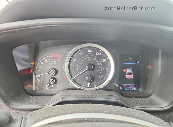5YFEPMAE2MP240150 2021 TOYOTA COROLLA Black Instrument cluster view