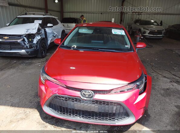 5YFEPMAE2MP264688 2021 TOYOTA COROLLA Red Widok zestawu wskaźników