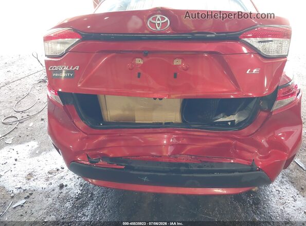 5YFEPMAE2MP264688 2021 TOYOTA COROLLA Red Widok z przodu