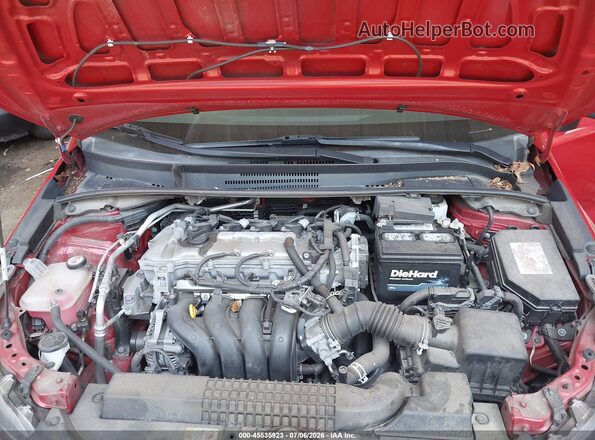 5YFEPMAE2MP264688 2021 TOYOTA COROLLA Red Widok z tyłu