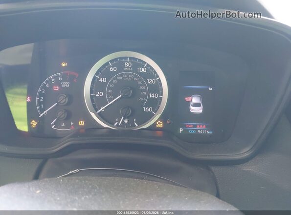 5YFEPMAE2MP264688 2021 TOYOTA COROLLA Red Widok tylnych siedzeń