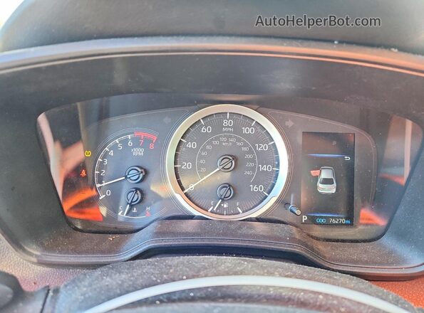 5YFEPMAE2MP266943 2021 TOYOTA COROLLA Charcoal ხელსაწყოთა პანელის ხედი