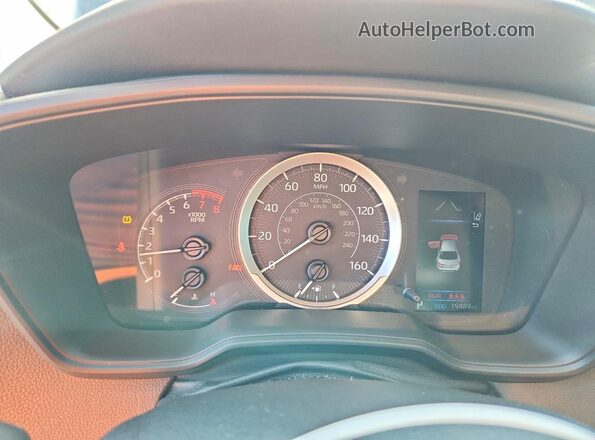 5YFEPMAE2NP283467 2022 TOYOTA COROLLA Blue Vista del cuadro de instrumentos
