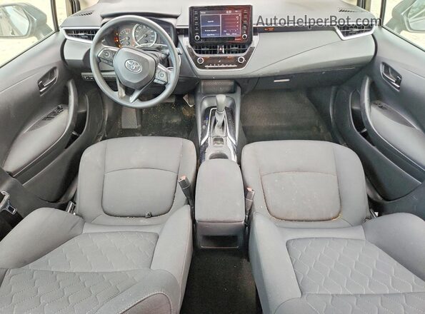 5YFEPMAE2NP307864 2022 TOYOTA COROLLA Black წინა პანელის ხედი