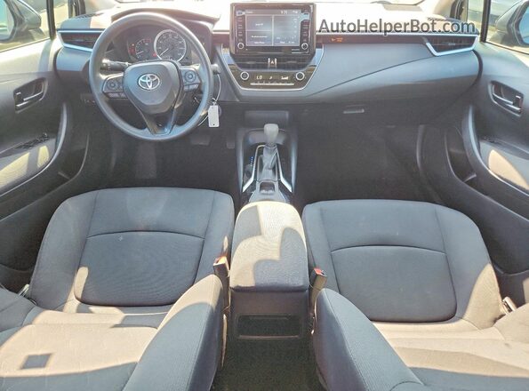5YFEPMAE2NP334837 2022 TOYOTA COROLLA Black Առջևի վահանակի տեսք