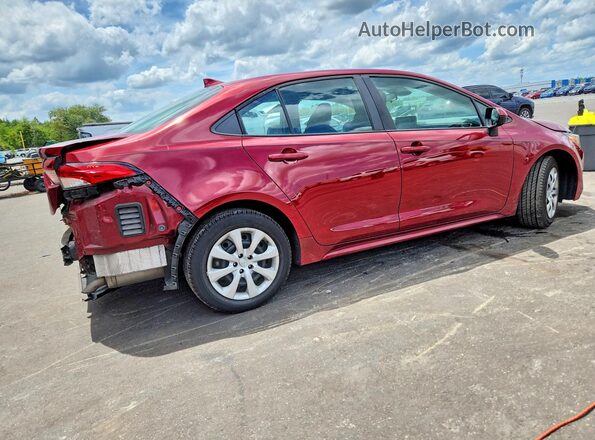 5YFEPMAE2NP371287 2022 TOYOTA COROLLA Burgundy Հետևի աջ