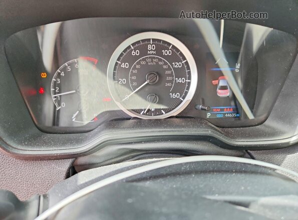 5YFEPMAE2NP371287 2022 TOYOTA COROLLA Burgundy Սարքավորումների վահանակի տեսք