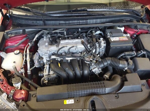 5YFEPMAE2NP380328 2022 TOYOTA COROLLA Burgundy უკანა ხედი