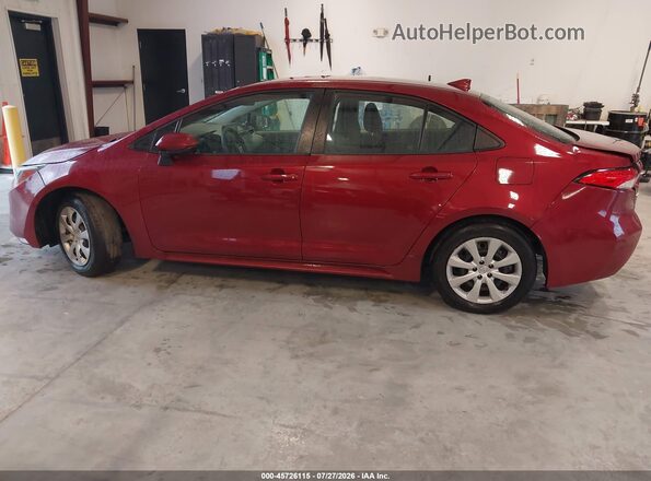 5YFEPMAE2NP380328 2022 TOYOTA COROLLA Burgundy სალონის 360-გრადუსიანი ხედი