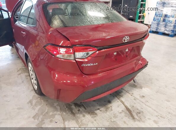 5YFEPMAE2NP380328 2022 TOYOTA COROLLA Burgundy წინა ხედი