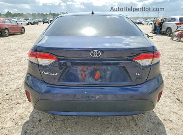 5YFEPMAE2NP389515 2022 TOYOTA COROLLA Blue Вид ззаду