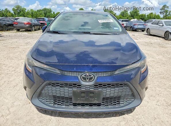 5YFEPMAE2NP389515 2022 TOYOTA COROLLA Blue Вид спереду