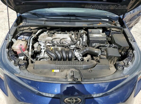 5YFEPMAE2NP389515 2022 TOYOTA COROLLA Blue Вид задньої частини салону