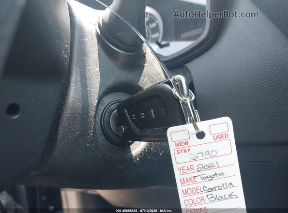 5YFEPMAE3MP175700 2021 TOYOTA COROLLA Black Вид панелі приладів