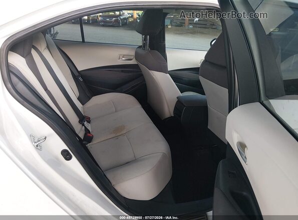 5YFEPMAE3MP176846 2021 TOYOTA COROLLA White Vista de la etiqueta del VIN