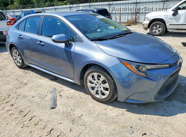 5YFEPMAE3MP188740 2021 TOYOTA COROLLA Blue Передня права чверть