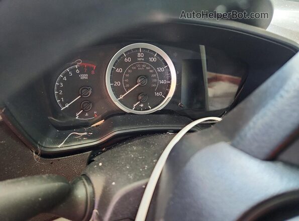 5YFEPMAE3MP214298 2021 TOYOTA COROLLA Red Instrument cluster view