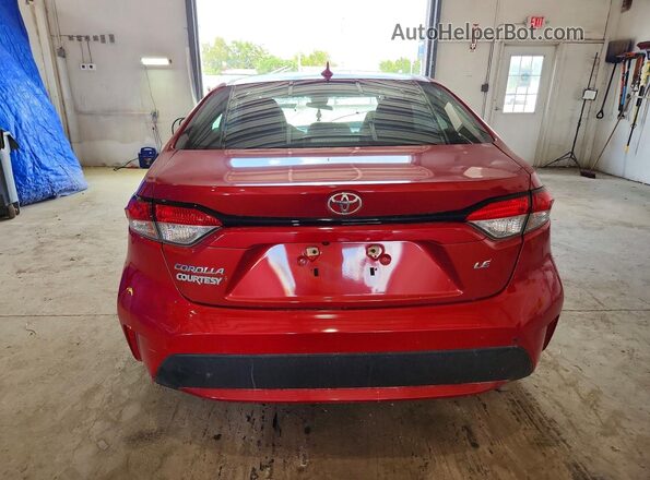5YFEPMAE3MP214298 2021 TOYOTA COROLLA Red Rear view
