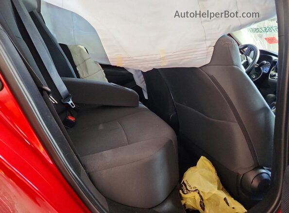 5YFEPMAE3MP214298 2021 TOYOTA COROLLA Red Rear seats view