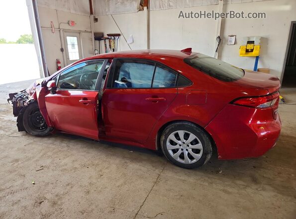 5YFEPMAE3MP214298 2021 TOYOTA COROLLA Red Rear left