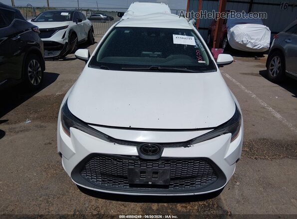 5YFEPMAE3MP214673 2021 TOYOTA COROLLA White Instrument cluster view