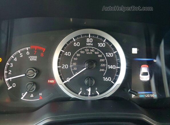 5YFEPMAE3MP253909 2021 TOYOTA COROLLA Silver Widok zestawu wskaźników