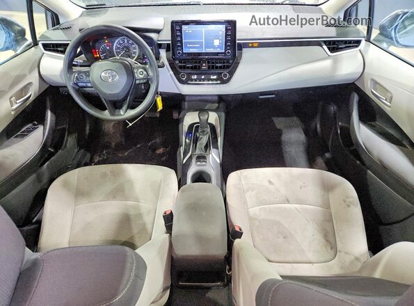 5YFEPMAE3MP269883 2021 TOYOTA COROLLA Blue Vista del salpicadero