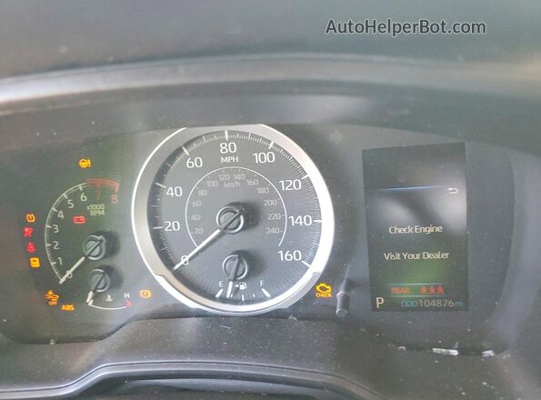 5YFEPMAE3NP275040 2022 TOYOTA COROLLA Gray Instrument cluster view