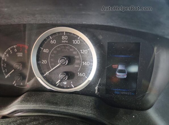 5YFEPMAE3NP319828 2022 TOYOTA COROLLA White Вид щитка приладів