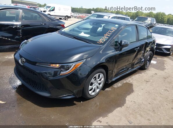 5YFEPMAE3NP327363 2022 TOYOTA COROLLA Black Առջևի ձախ երեք քառորդ տեսարան