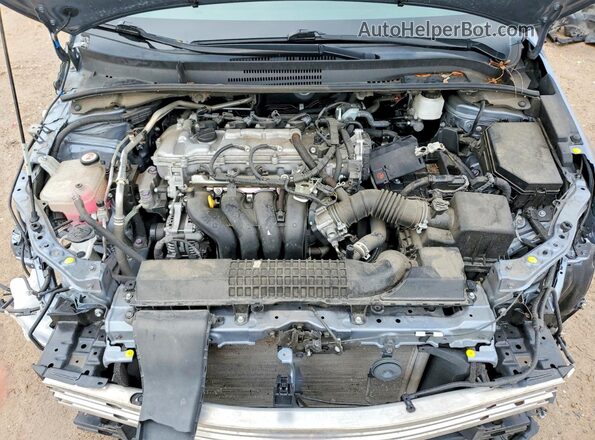 5YFEPMAE3NP376692 2022 TOYOTA COROLLA Blue Engine compartment view
