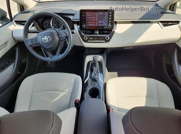 5YFEPMAE3NP377339 2022 TOYOTA COROLLA Black წინა პანელის ხედი