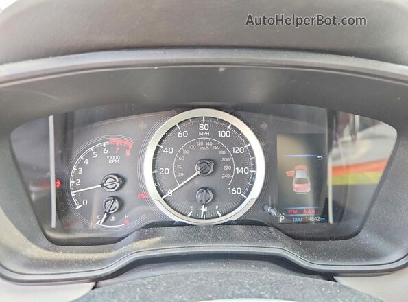 5YFEPMAE3NP377339 2022 TOYOTA COROLLA Black ხელსაწყოთა პანელის ხედი